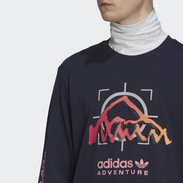 Ink Adidas Adventure Ride Camiseta Manga Longa Fashion