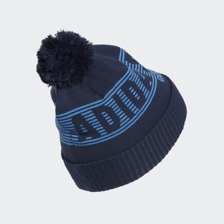 Gorro Adidas Golf Com Pompom Azul Marinho