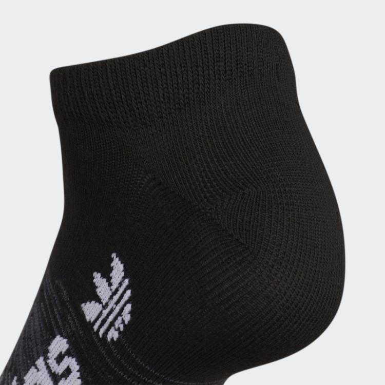 Meias Pretas Adidas Superlite Gradiente No-show 6 Pares
