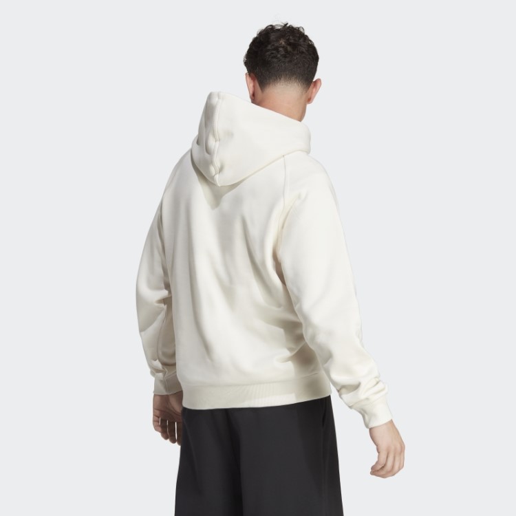 Moletom Com Capuz Branco Adidas Lounge