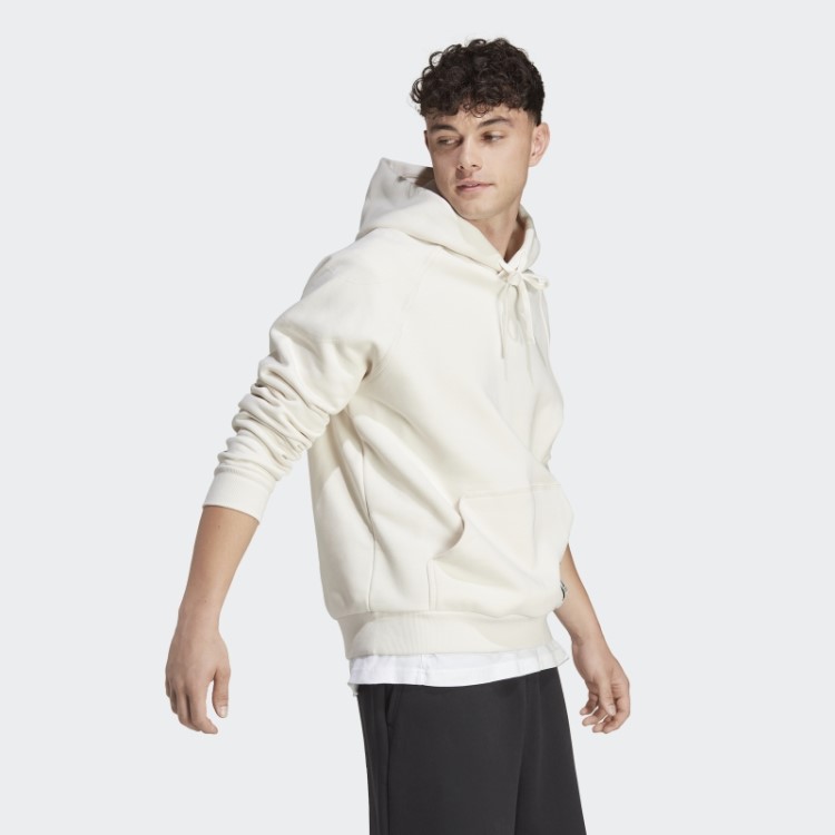 Moletom Com Capuz Branco Adidas Lounge
