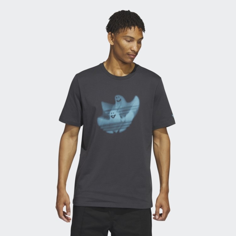 Camiseta Shmoofoil Com Estampa Adidas De Carbono