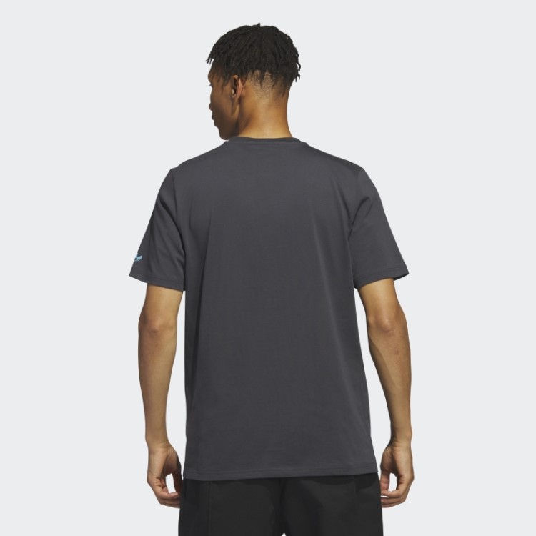 Camiseta Shmoofoil Com Estampa Adidas De Carbono