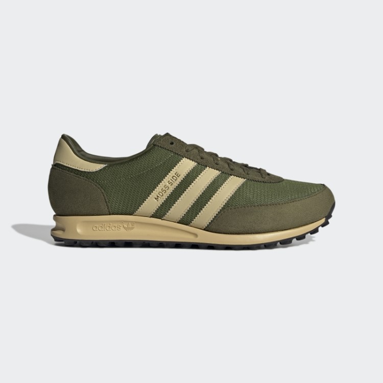 Tênis Lateral Adidas Musgo Verde Poeira