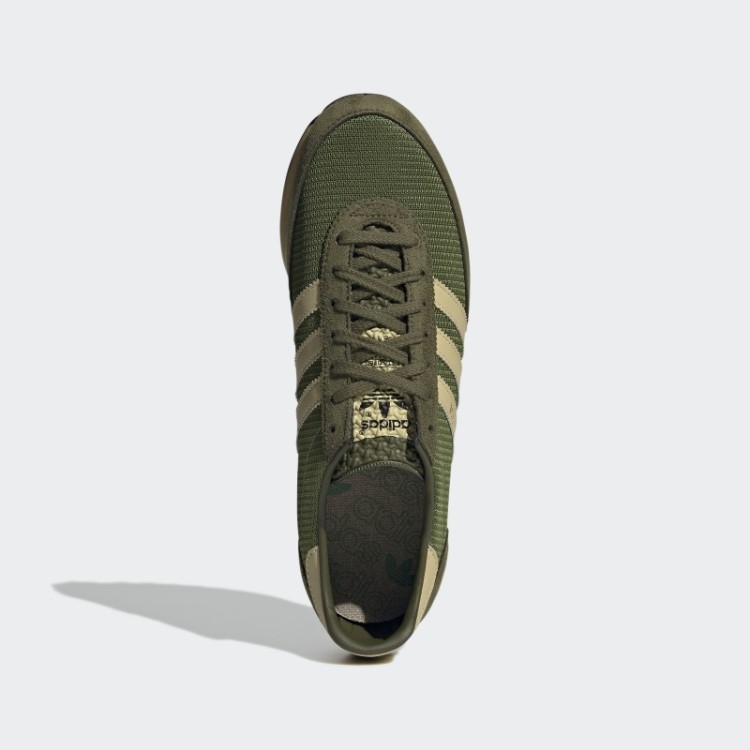 Tênis Lateral Adidas Musgo Verde Poeira