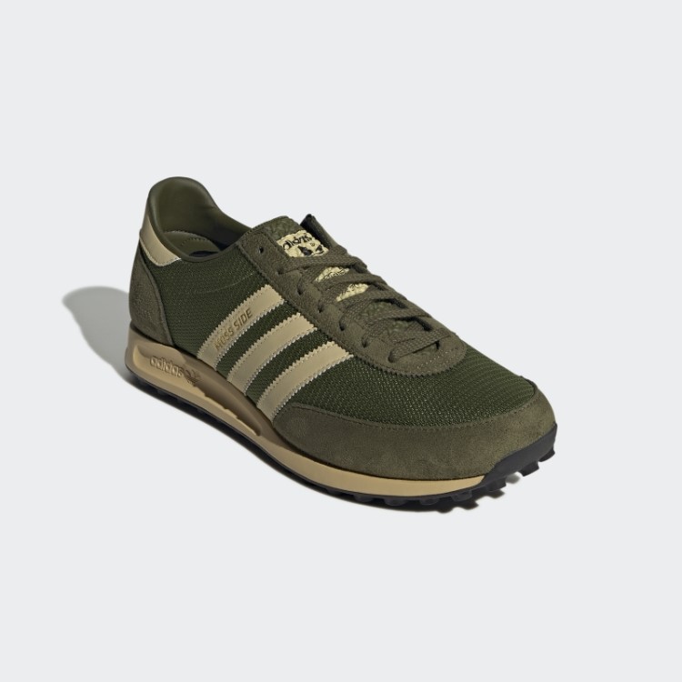 Tênis Lateral Adidas Musgo Verde Poeira
