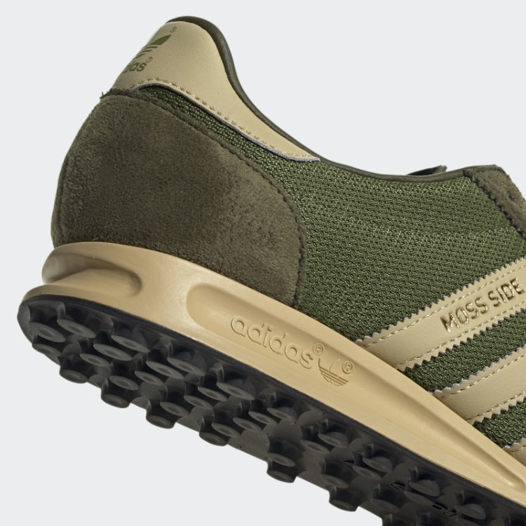 Tênis Lateral Adidas Musgo Verde Poeira