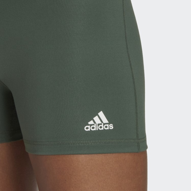 Leggings Curtas De Cintura Alta Essenciais Para Ioga Adidas Verde