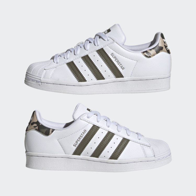 Sapatos Adidas Superstar Verde-oliva