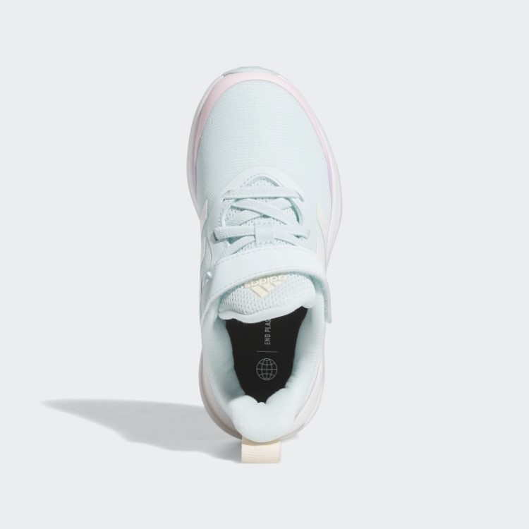 Sapato Esportivo Fortarun Com Cadarço Elástico E Tira Superior Azul Adidas