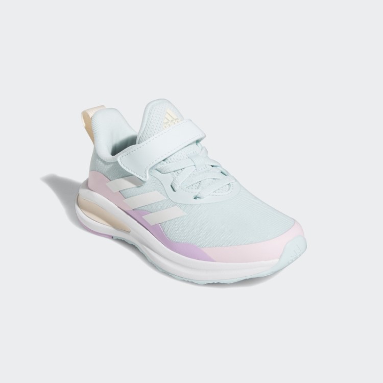 Sapato Esportivo Fortarun Com Cadarço Elástico E Tira Superior Azul Adidas
