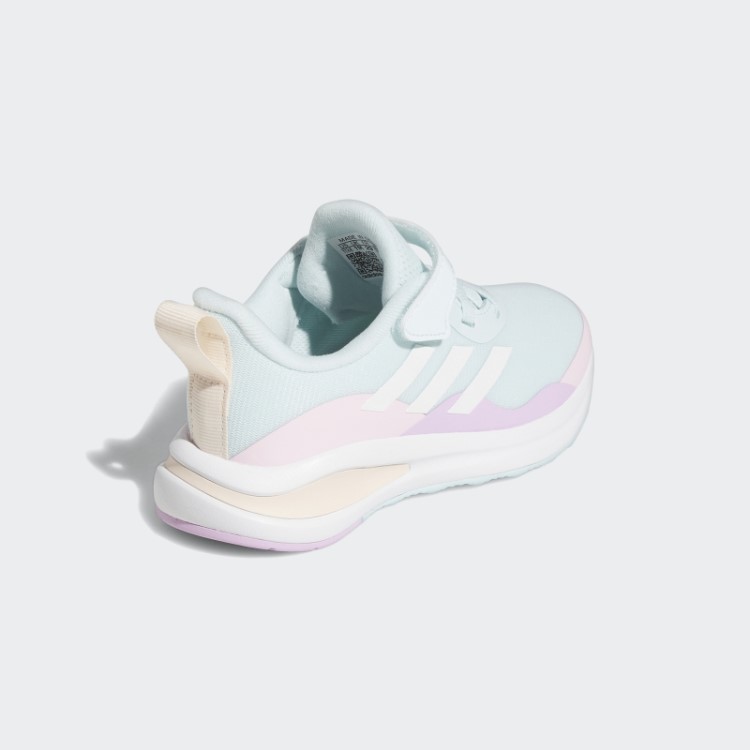 Sapato Esportivo Fortarun Com Cadarço Elástico E Tira Superior Azul Adidas
