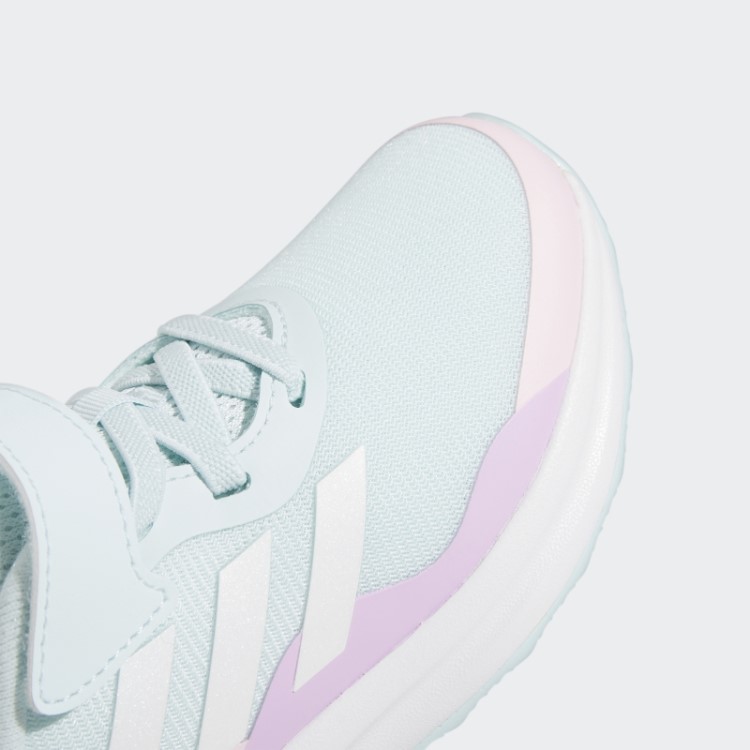 Sapato Esportivo Fortarun Com Cadarço Elástico E Tira Superior Azul Adidas