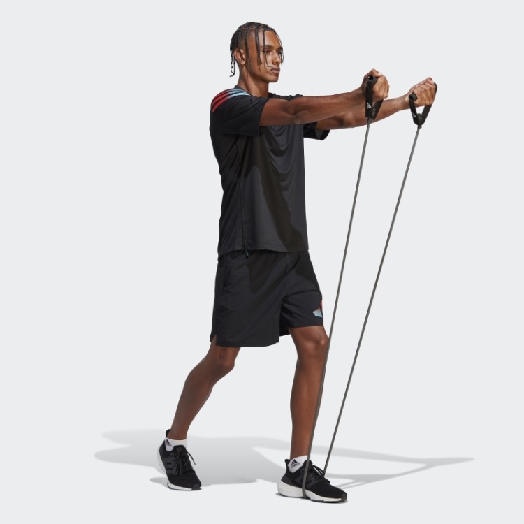 Adidas Train Icons Camiseta De Treino Com As Três Listras Preta