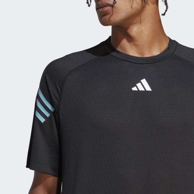 Adidas Train Icons Camiseta De Treino Com As Três Listras Preta
