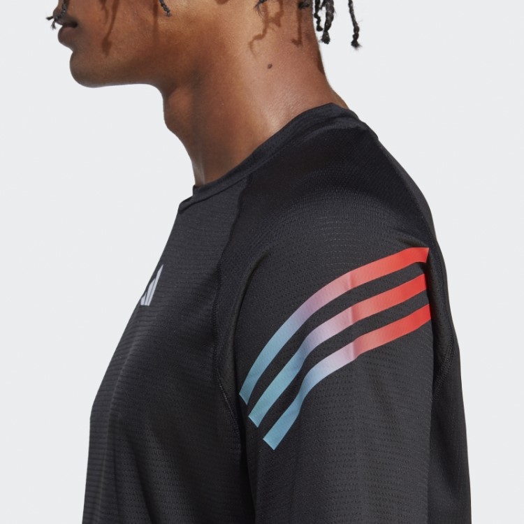 Adidas Train Icons Camiseta De Treino Com As Três Listras Preta