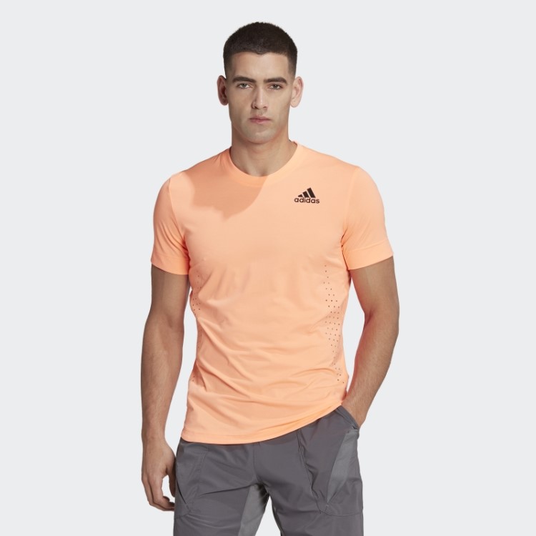 Camiseta Laranja Freelift Para Tênis New York Adidas