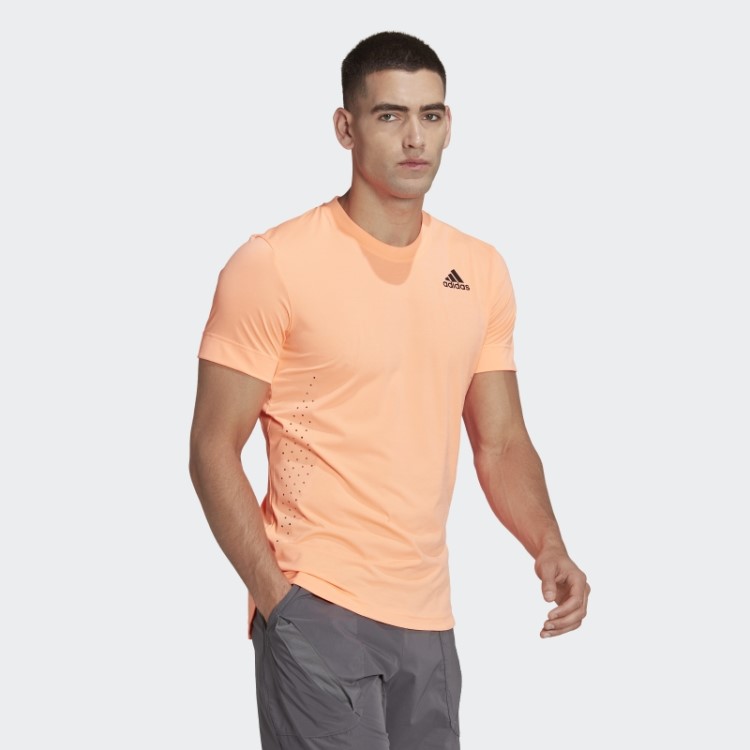 Camiseta Laranja Freelift Para Tênis New York Adidas