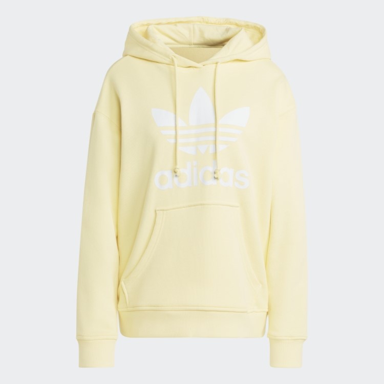 Moletom Com Capuz Amarelo Adidas
