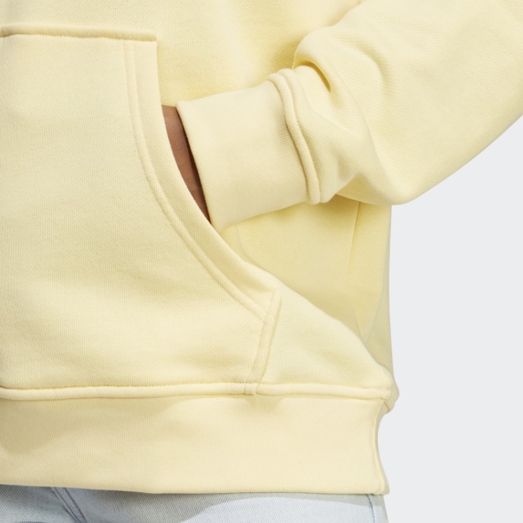 Moletom Com Capuz Amarelo Adidas