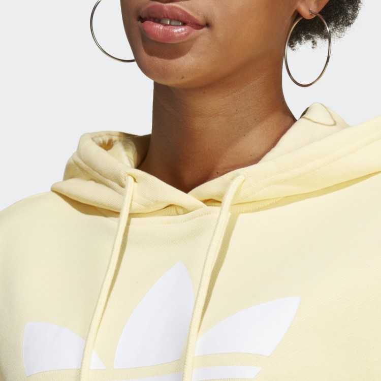 Moletom Com Capuz Amarelo Adidas