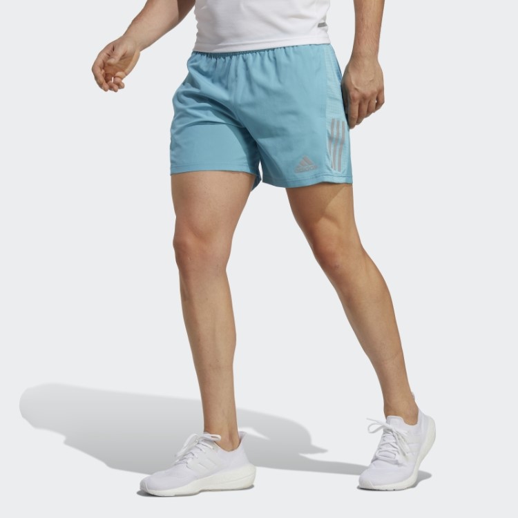 Moda Adidas Possui Shorts De Corrida Prata