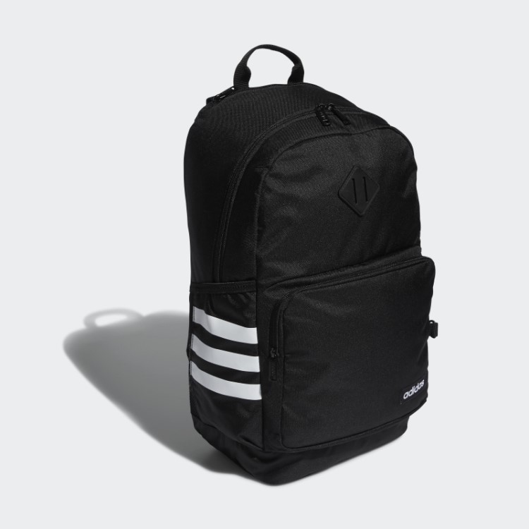 Clássica Mochila Com As Três Listras Preta Adidas