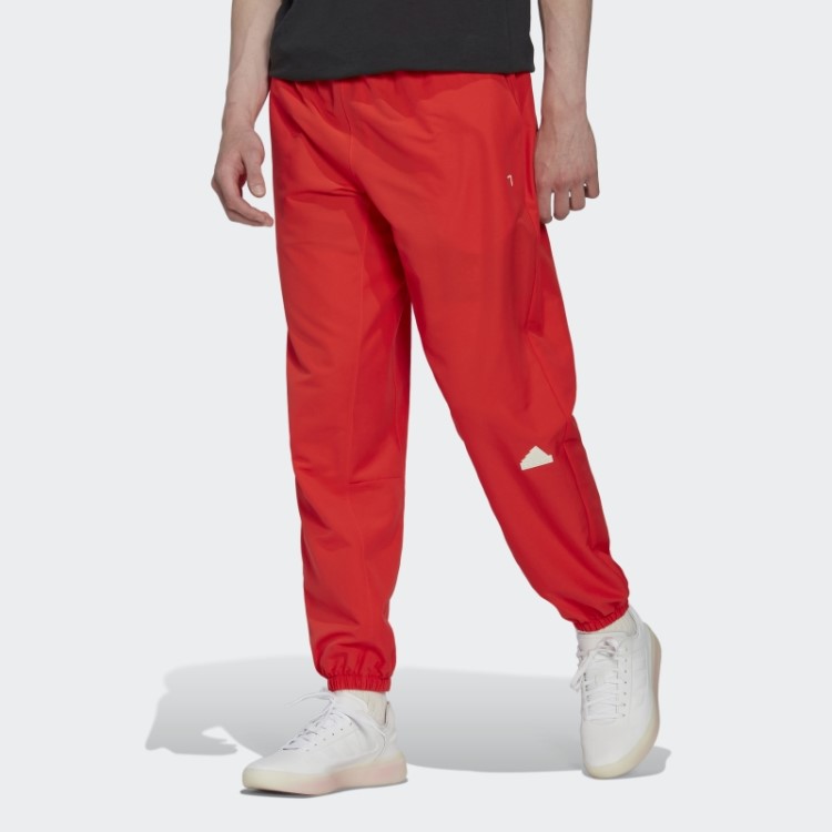 Calça Tecida Adidas Moda Vermelha