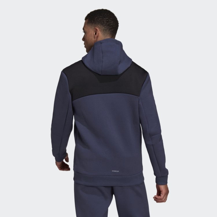 Adidas Z.n.e. Moletom Com Capuz Marinho Quente