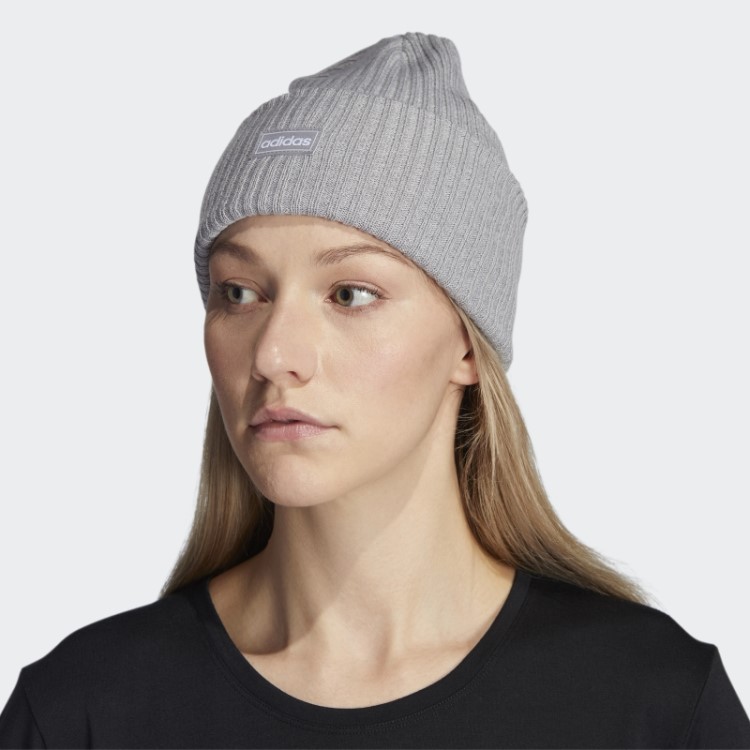 Gorro Dobrado No Punho Beanie Laranja Adidas