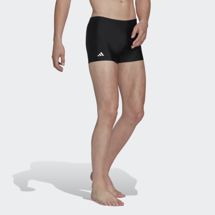 Cueca Boxer Preta Adidas Com As Três Listras Pretas
