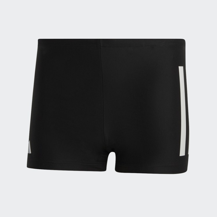 Cueca Boxer Preta Adidas Com As Três Listras Pretas