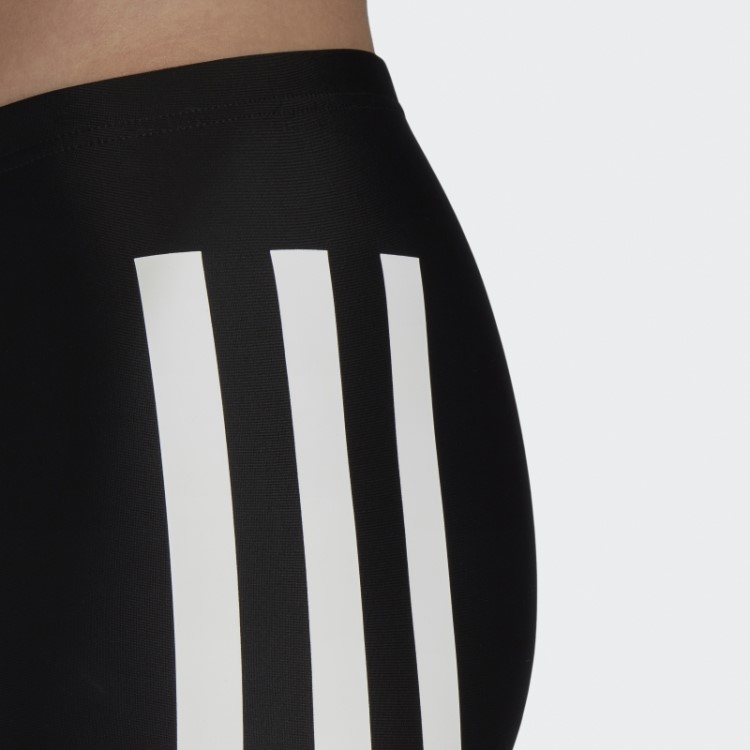 Cueca Boxer Preta Adidas Com As Três Listras Pretas