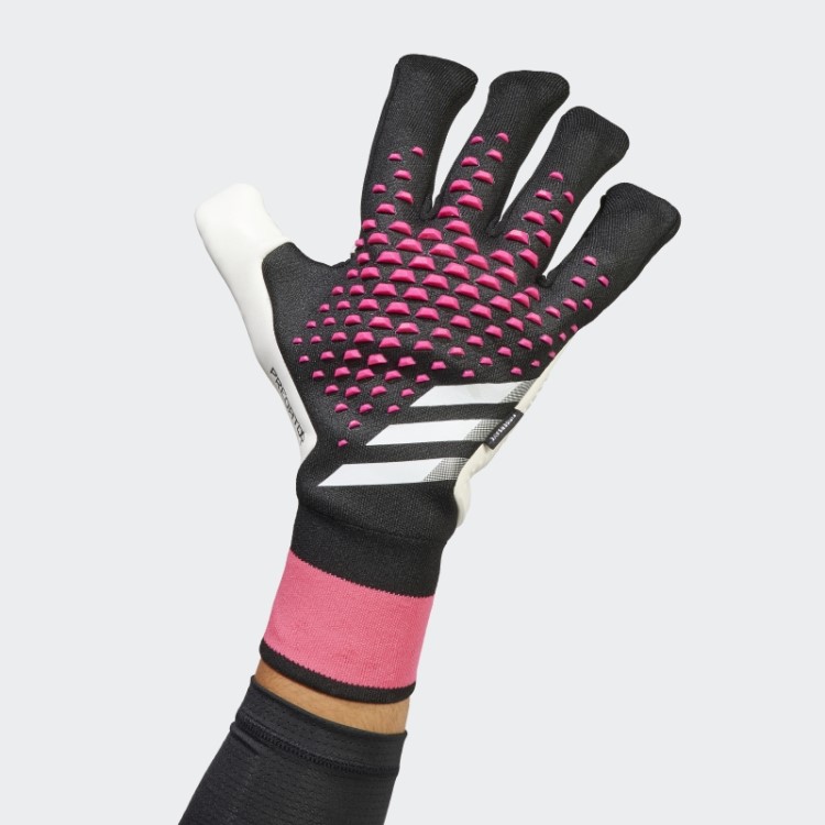 Luvas De Goleiro Adidas Predator Pro Fingersave Pretas