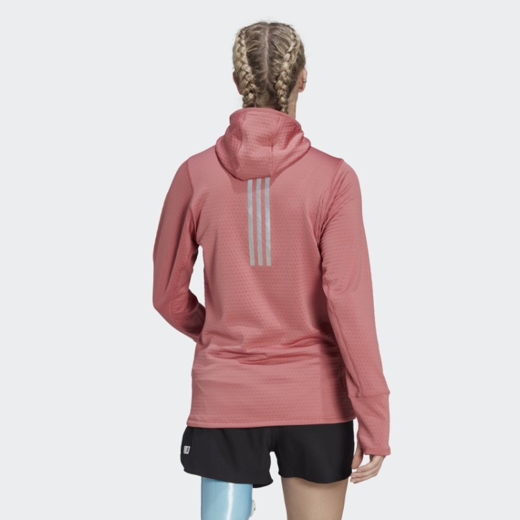 Moletom Vermelho Adidas X-city Com Capuz Manga Longa