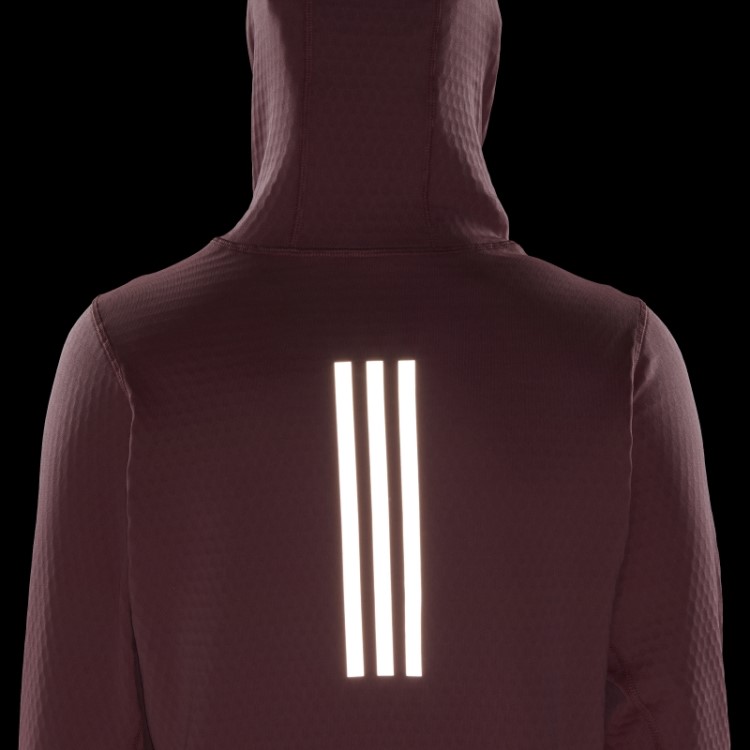 Moletom Vermelho Adidas X-city Com Capuz Manga Longa