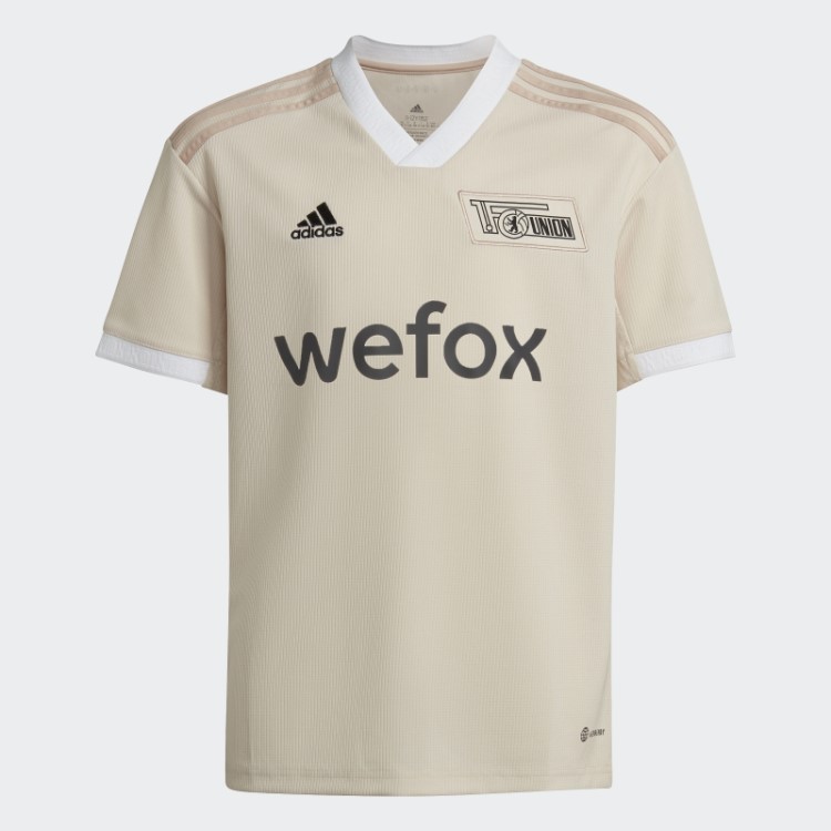 Camisa Adidas Ivory 1. FC Union Berlin 22/23 Fora