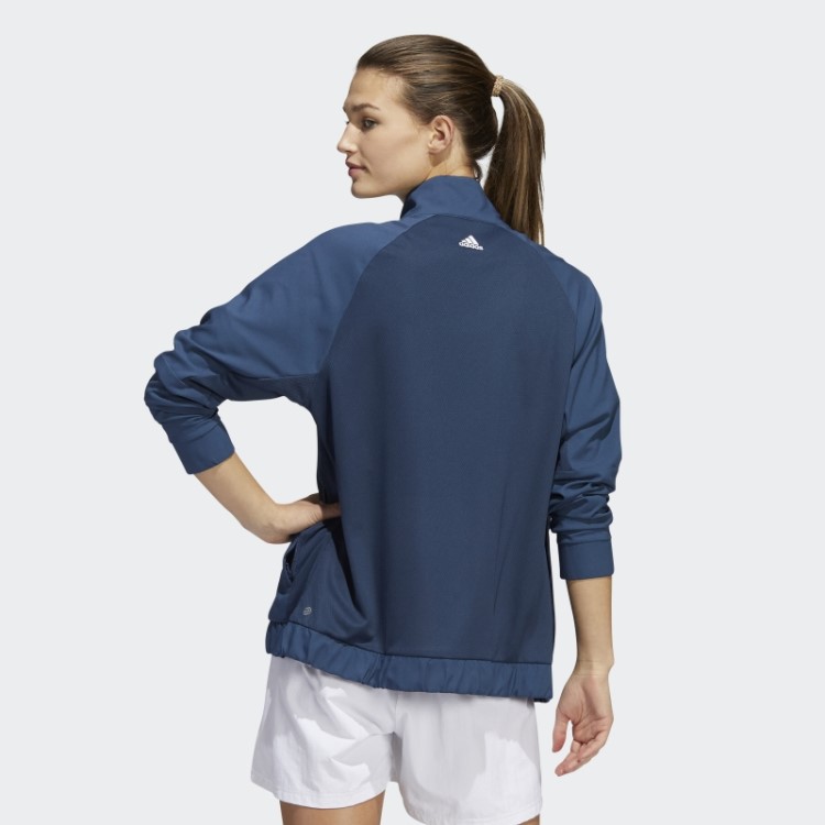 Jaqueta Adidas Essentials Azul Marinho Com Zíper