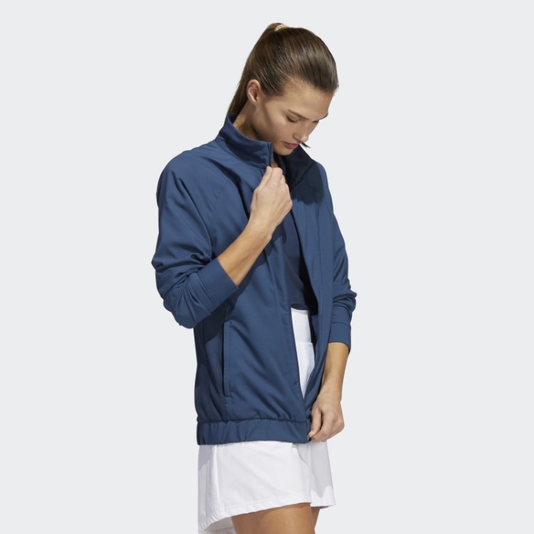 Jaqueta Adidas Essentials Azul Marinho Com Zíper