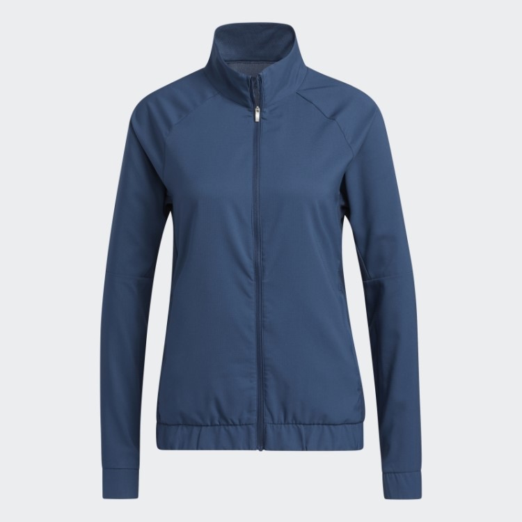 Jaqueta Adidas Essentials Azul Marinho Com Zíper