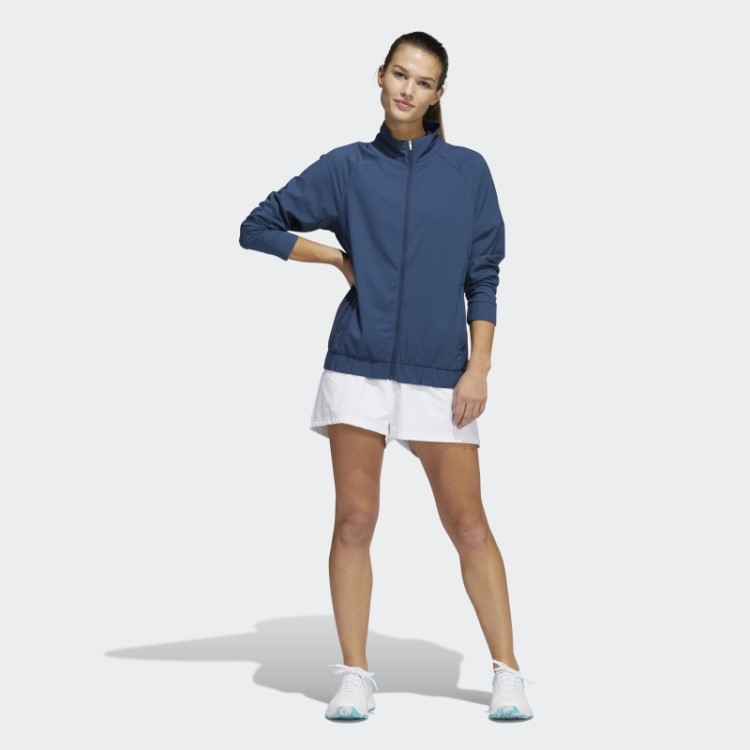 Jaqueta Adidas Essentials Azul Marinho Com Zíper