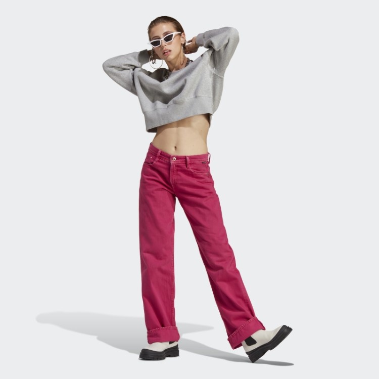 Moletom Cinza Médio Adidas Adicolor Essentials Crew