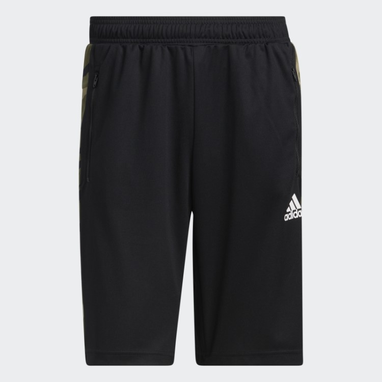Bermuda Esportiva Preta Aeroready Feelstrong Camuflada Adidas