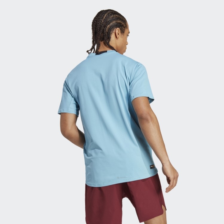 Desenvolvida Para Treino Camiseta Cordura Azul Adidas