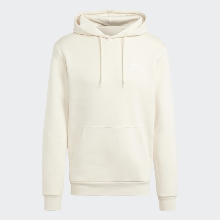 Moletom Branco Com Capuz Trefoil Adidas