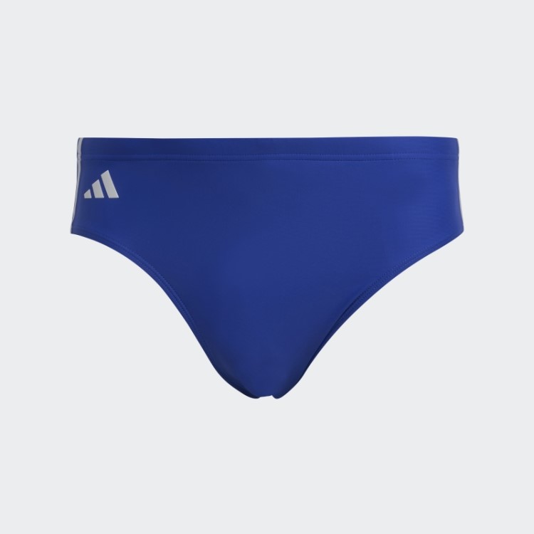 Calção De Banho Azul Clássico Com As 3 Riscas Da Adidas