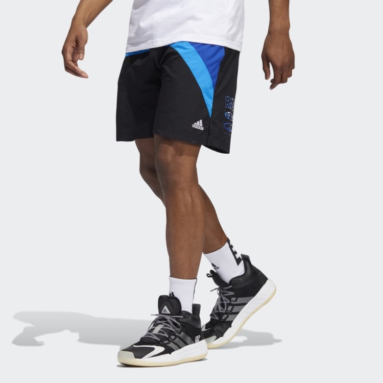 Short Rosa Adidas Preto