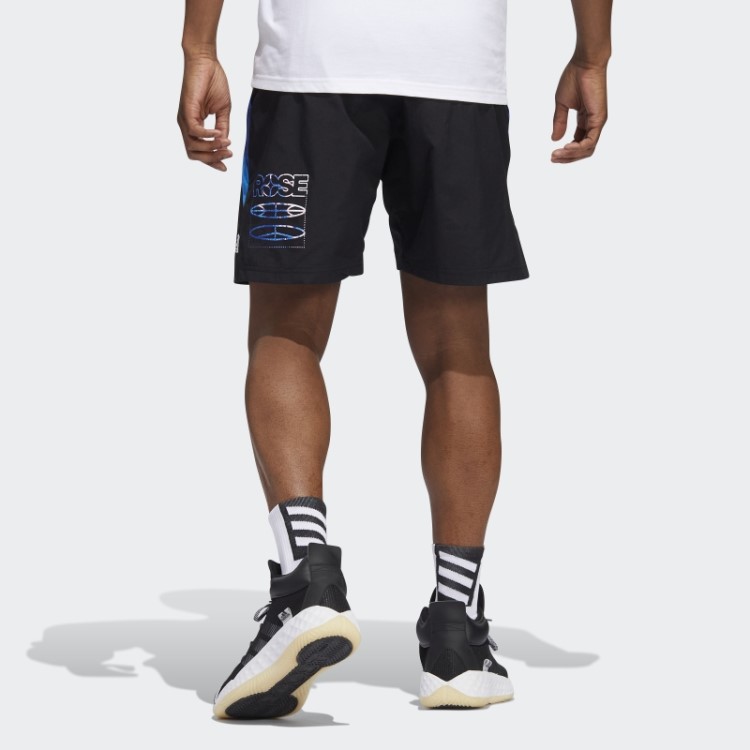 Short Rosa Adidas Preto