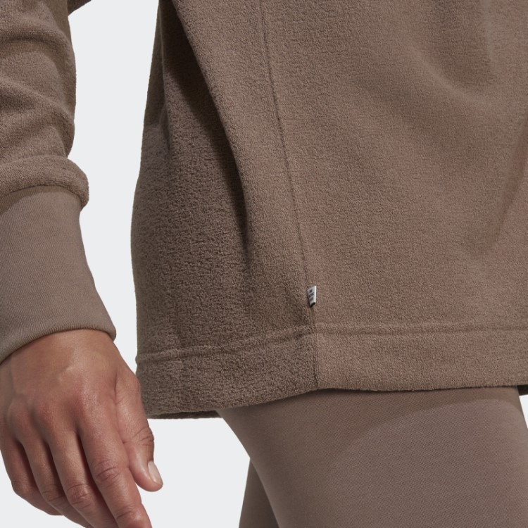Cardigã Adidas Winterease Marrom