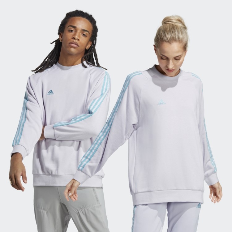 Moletom Tiro Com Gola Redonda (gênero Neutro) Adidas Silver Dawn